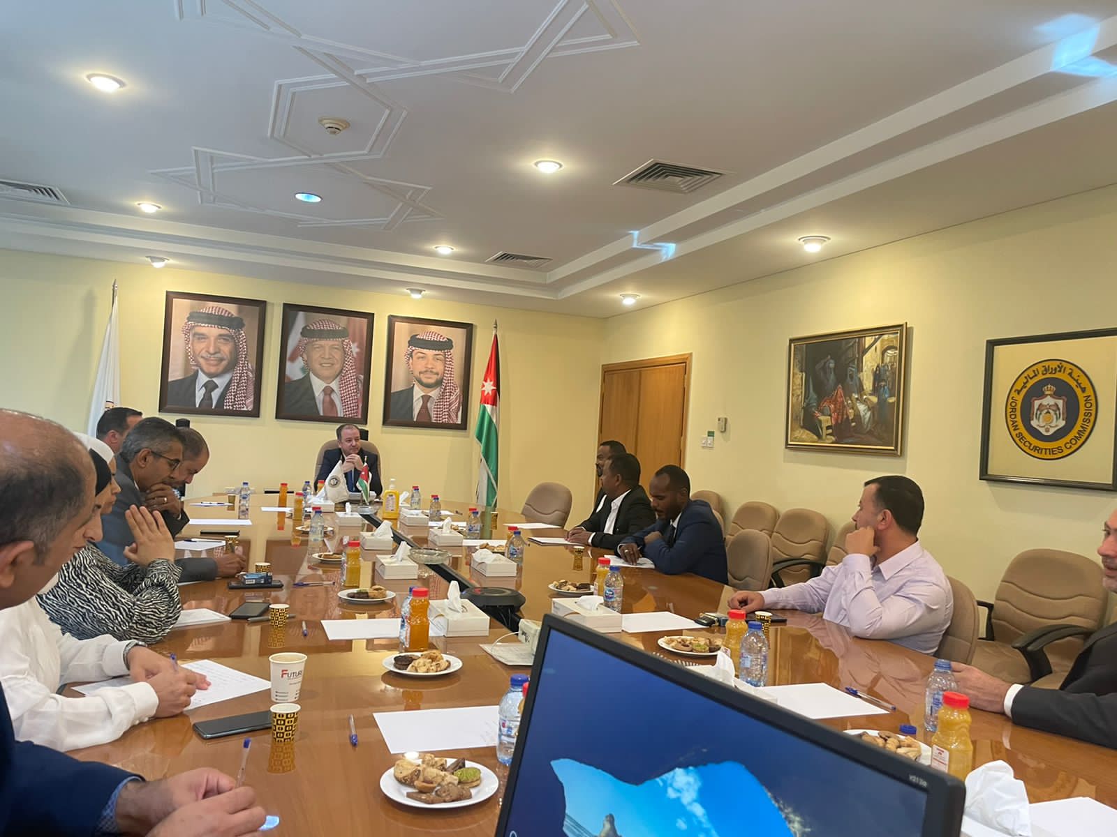 Jordan Securities Commission is discussing with its Sudanese counterpart ways to enhance ...